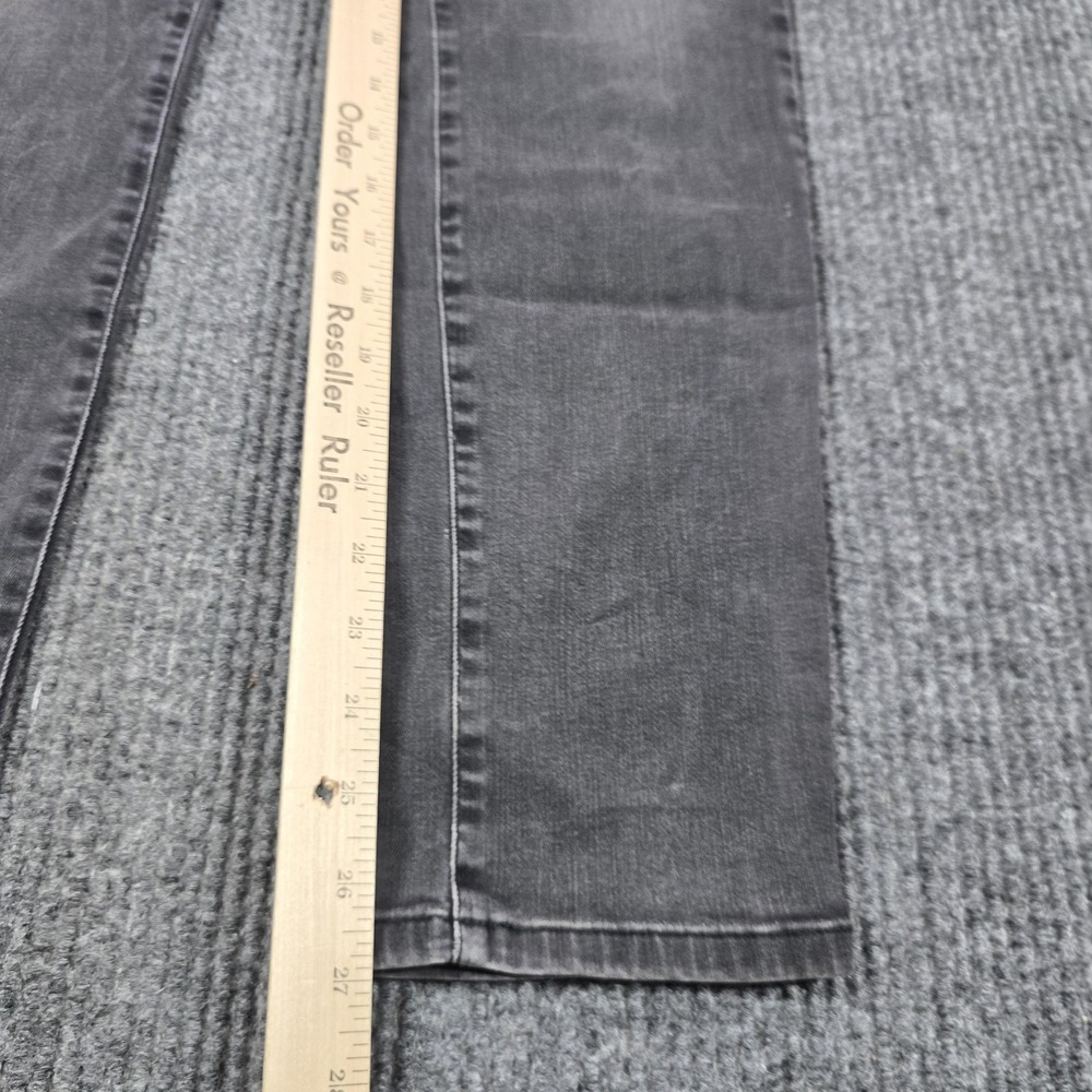 Diesel D-Roisin-High Jeans Mens 31x30 Gray Super-Skinny Charcoal Wash Stretch - Picture 13 of 16